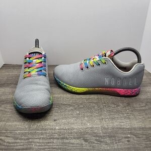 NOBULL Grey Glitch Pixelated Training Shoes Women’s Size 7.5